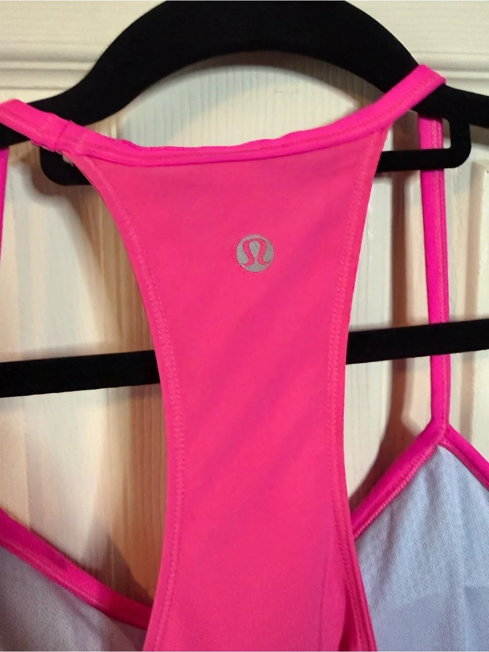 Lululemon Amped Racerback Tank Top Built in Bra Pink Woman’s Size 10 NEW!